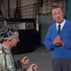 Walt Disney demonstrating some of his Imagineering innovations.
